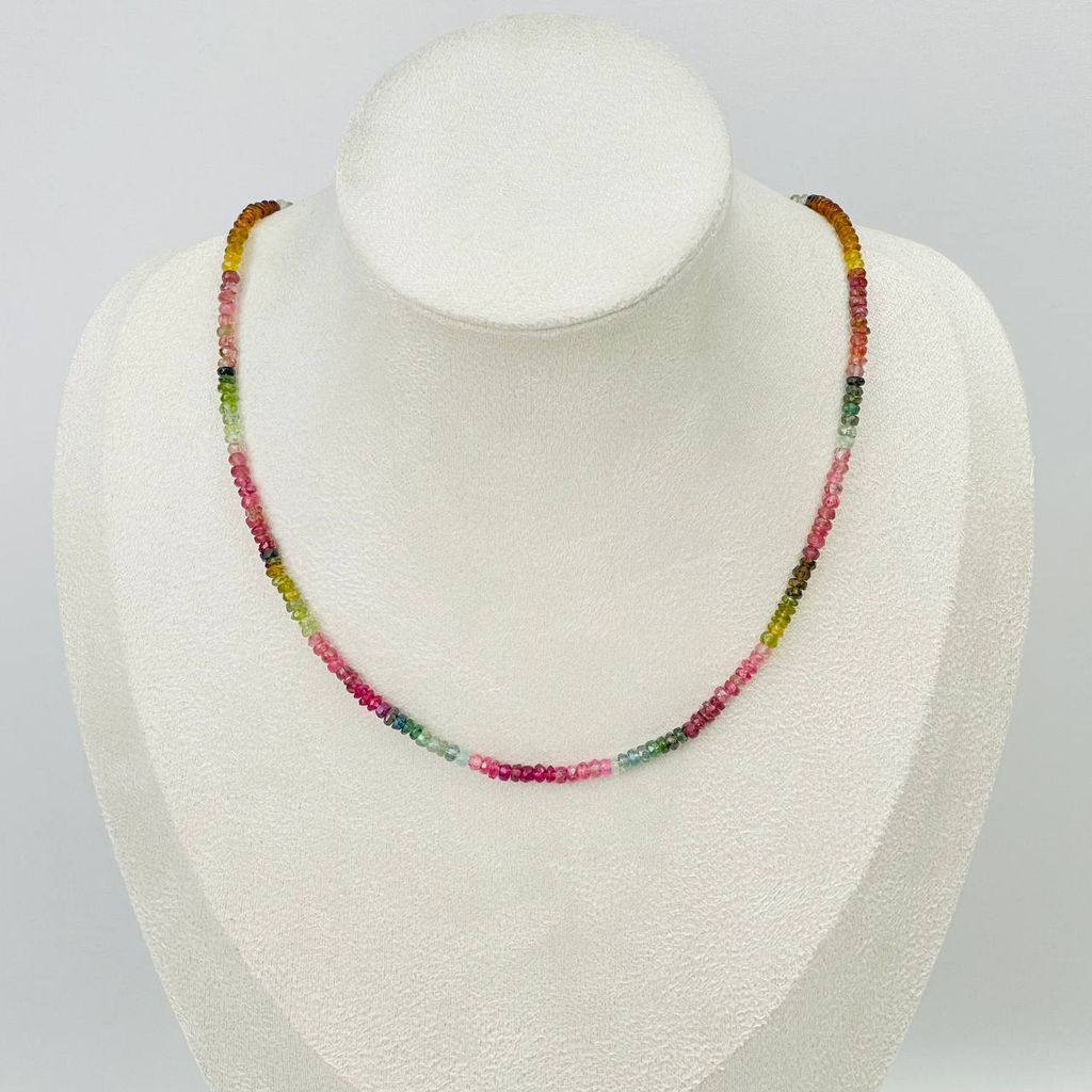 Колье из Турмалина микс 42 см +
