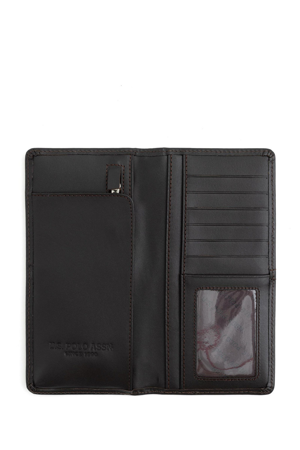 Мужской коричневый кошелек - U.s. polo assn фото 4