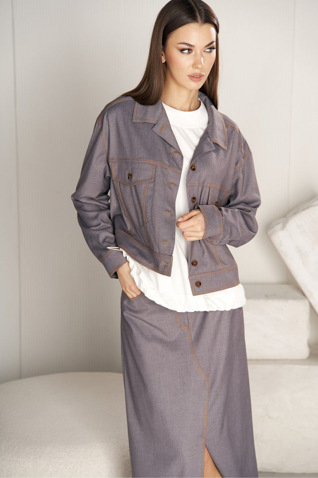 Костюм юбочный 4711 - Fantazia mod фото 3