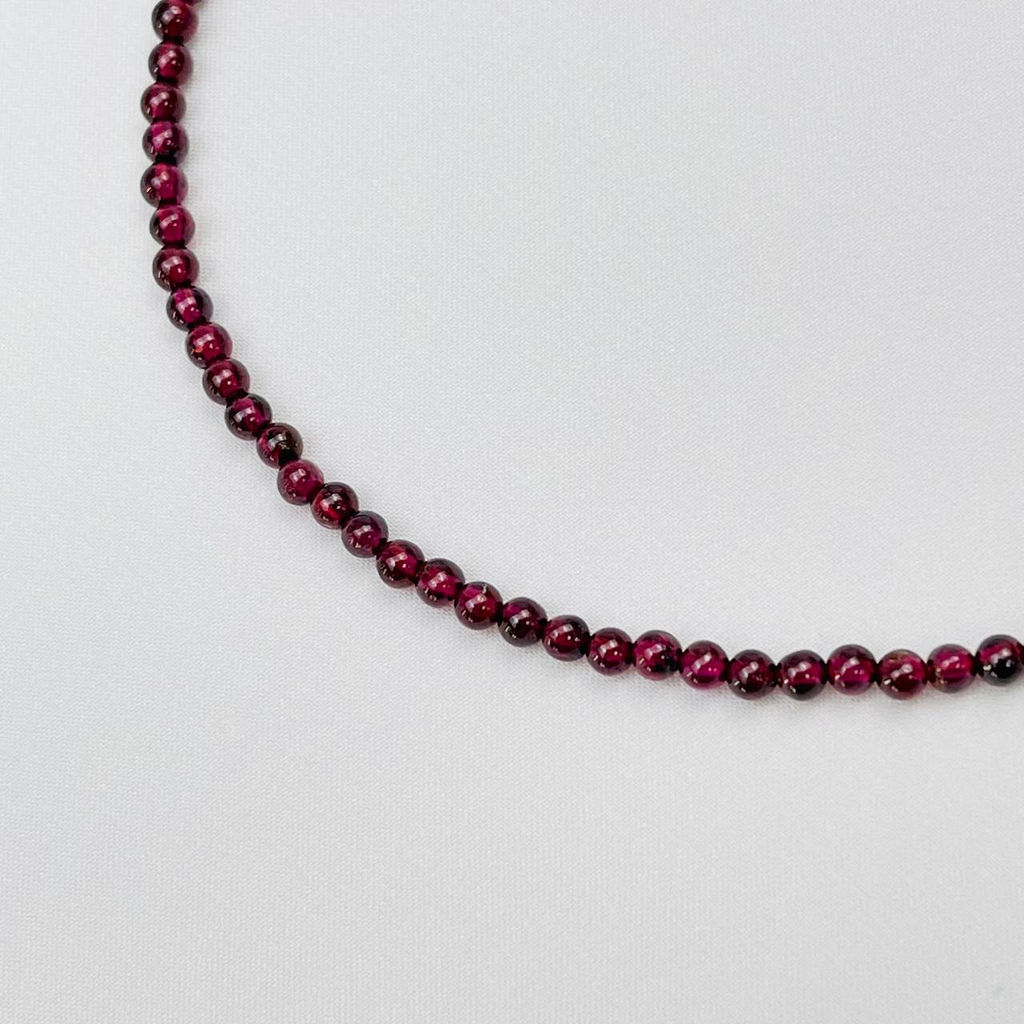 Колье из камня Гранат (Пироп) 40 см +