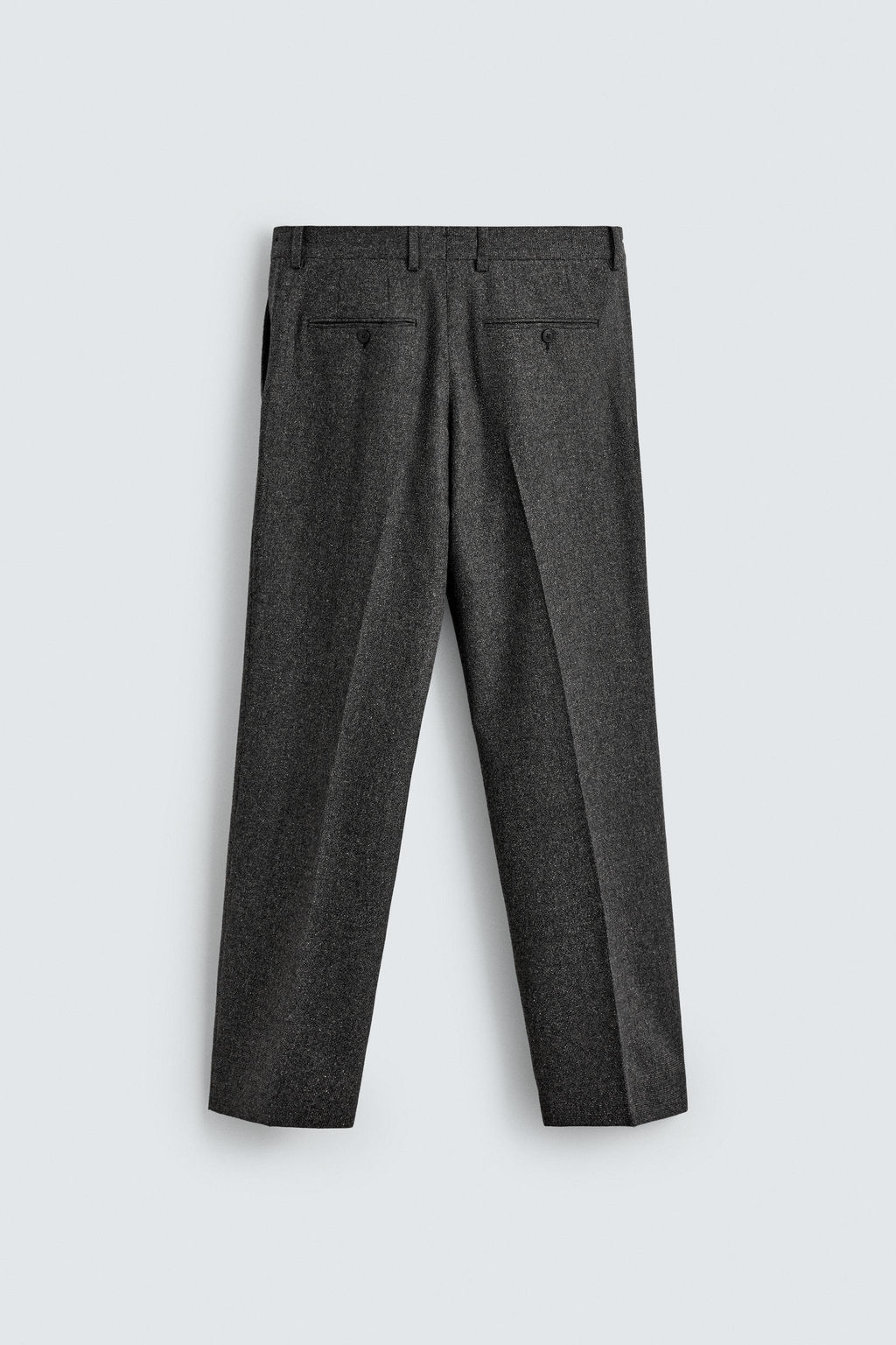 LIMITED EDITION WOOL TEXTURED SUIT TROUSERS - Zara фото 8