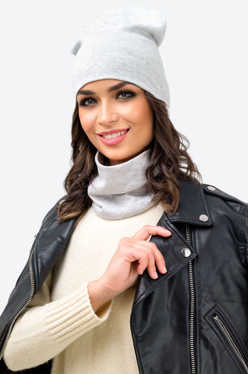 Комплект шапка со снудом Happy Fox  фото 3