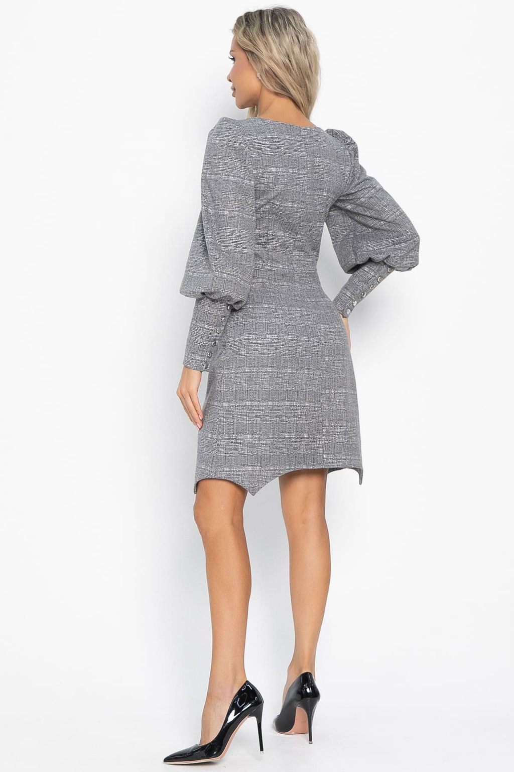 Платье Фелиция (серое) П14989-45М