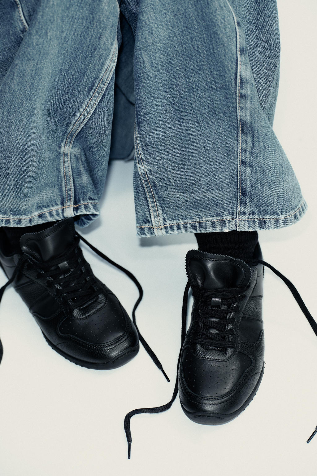LEATHER TRAINERS - Zara фото 2