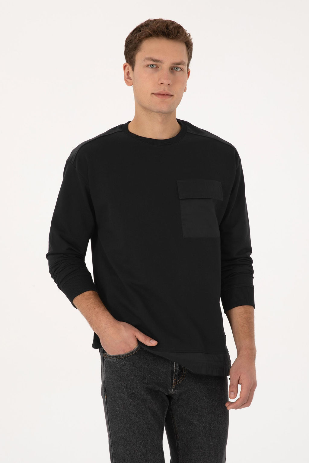 Erkek Siyah Sweatshirt - U.s. polo assn фото 3