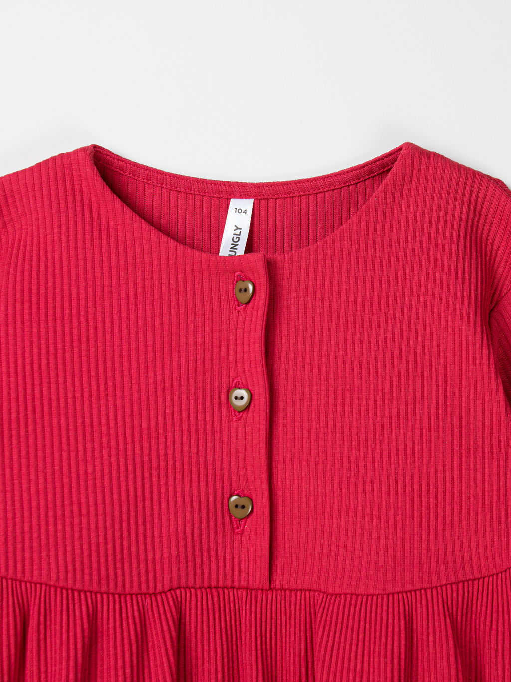 Платье Малиновый десерт в рубчик - Bungly фото 3