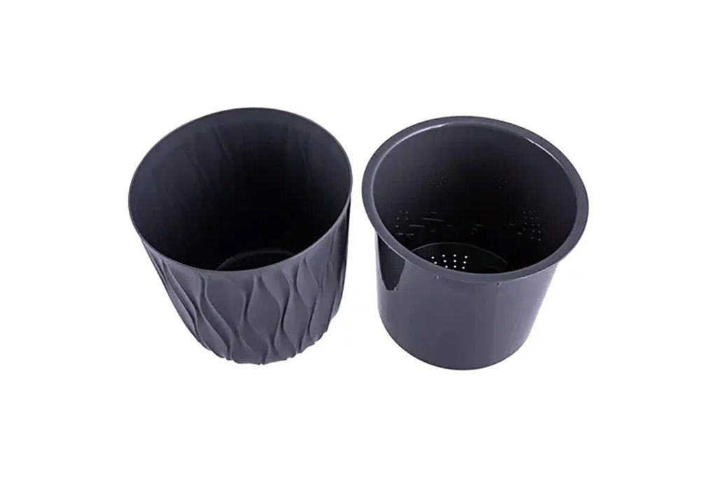 Горшок для цветов 11,2л Desert d265 h258мм серый - Полимербыт фото 5