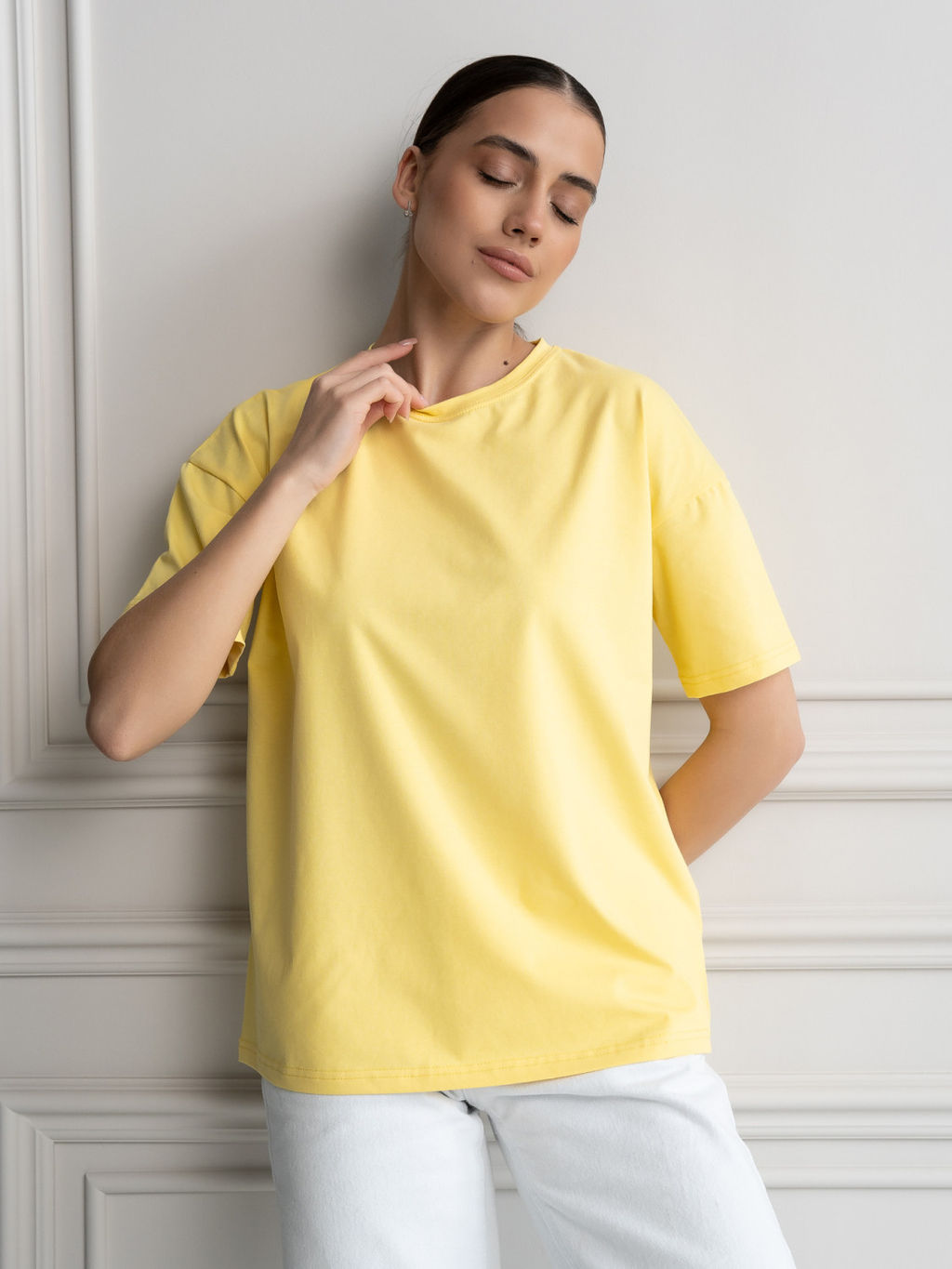 Футболка унисекс Оверсайз, цв. Желтый