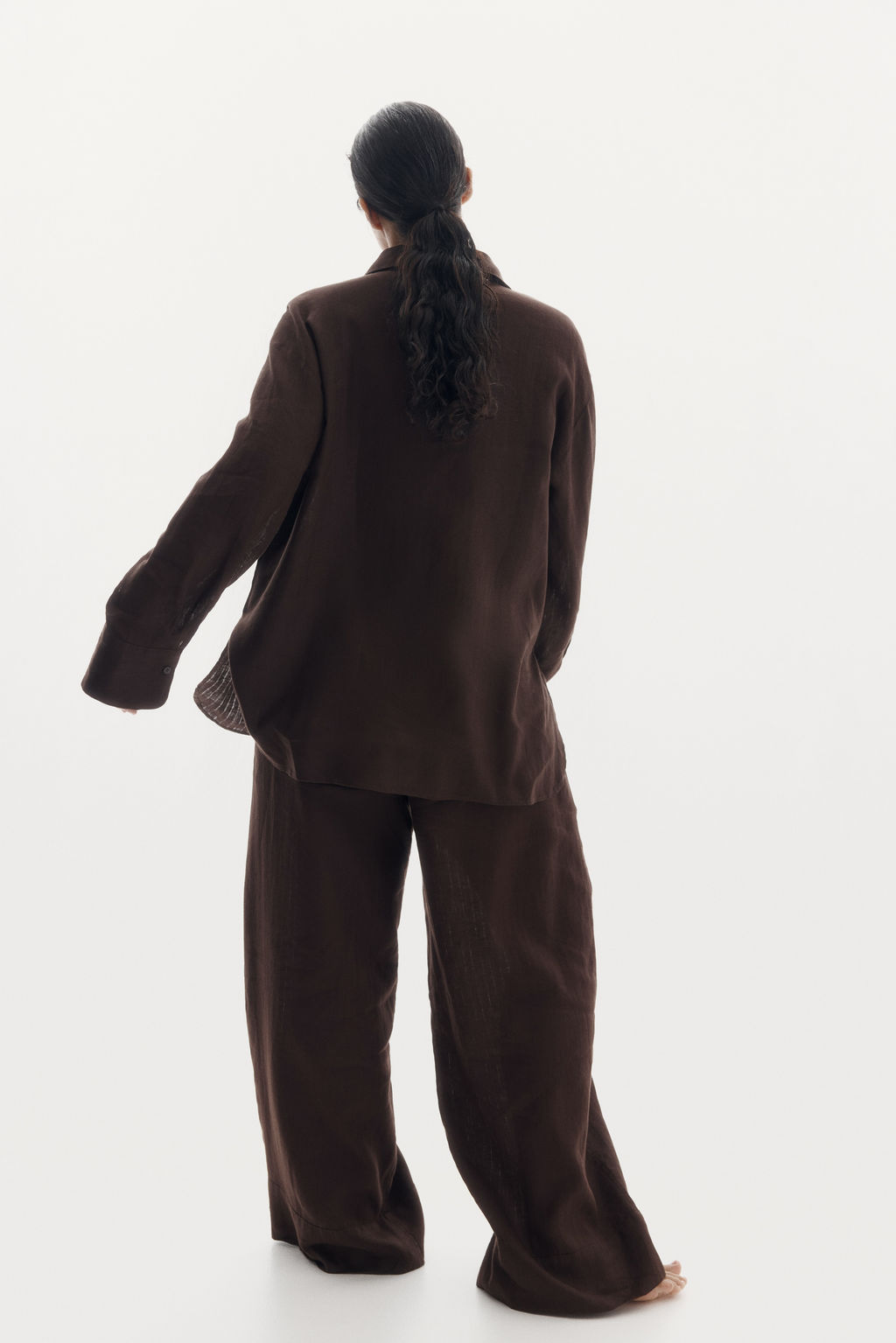Camisa oversize de lino - H&m фото 4