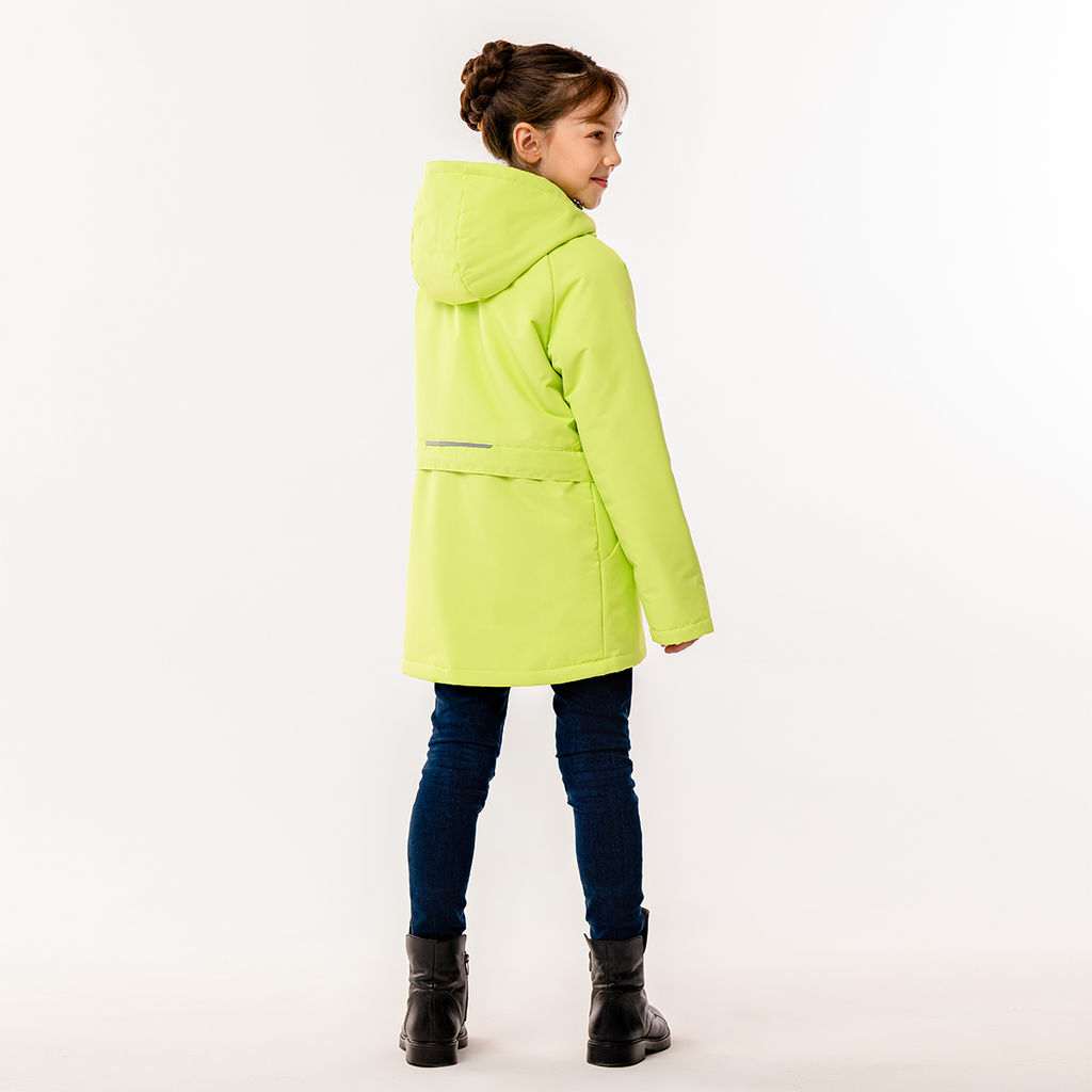 RODOS Куртка для девочки мембрана демисезон М-274 Лайм