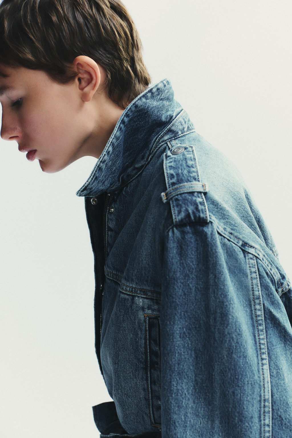 TRF LONG DENIM JACKET - Zara фото 4
