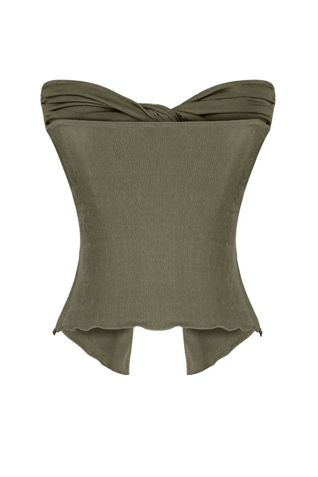 Trendyolmilla Siyah Premium Buzzy Kalp Yaka Buzgulu Esnek Crop Orme Bluz TWOSS24BZ00204 фото 30