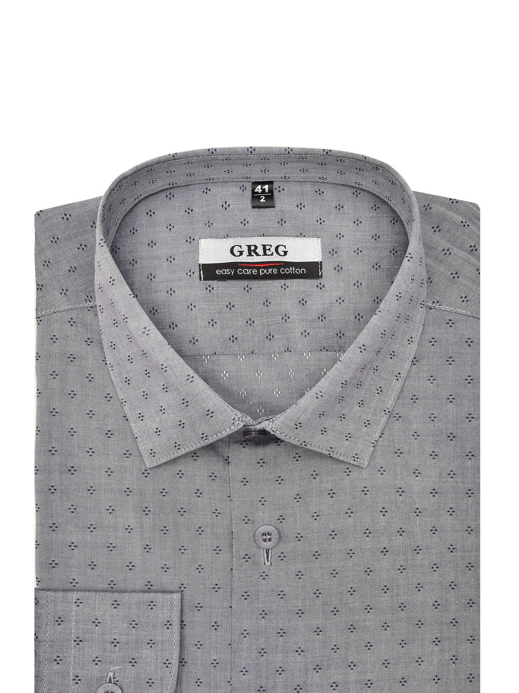 Сорочка мужская длинный рукав GREG 223/211/6186  фото 3