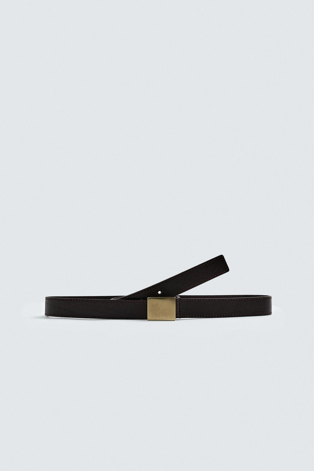LIMITED EDITION LEATHER BELT WITH PLATE