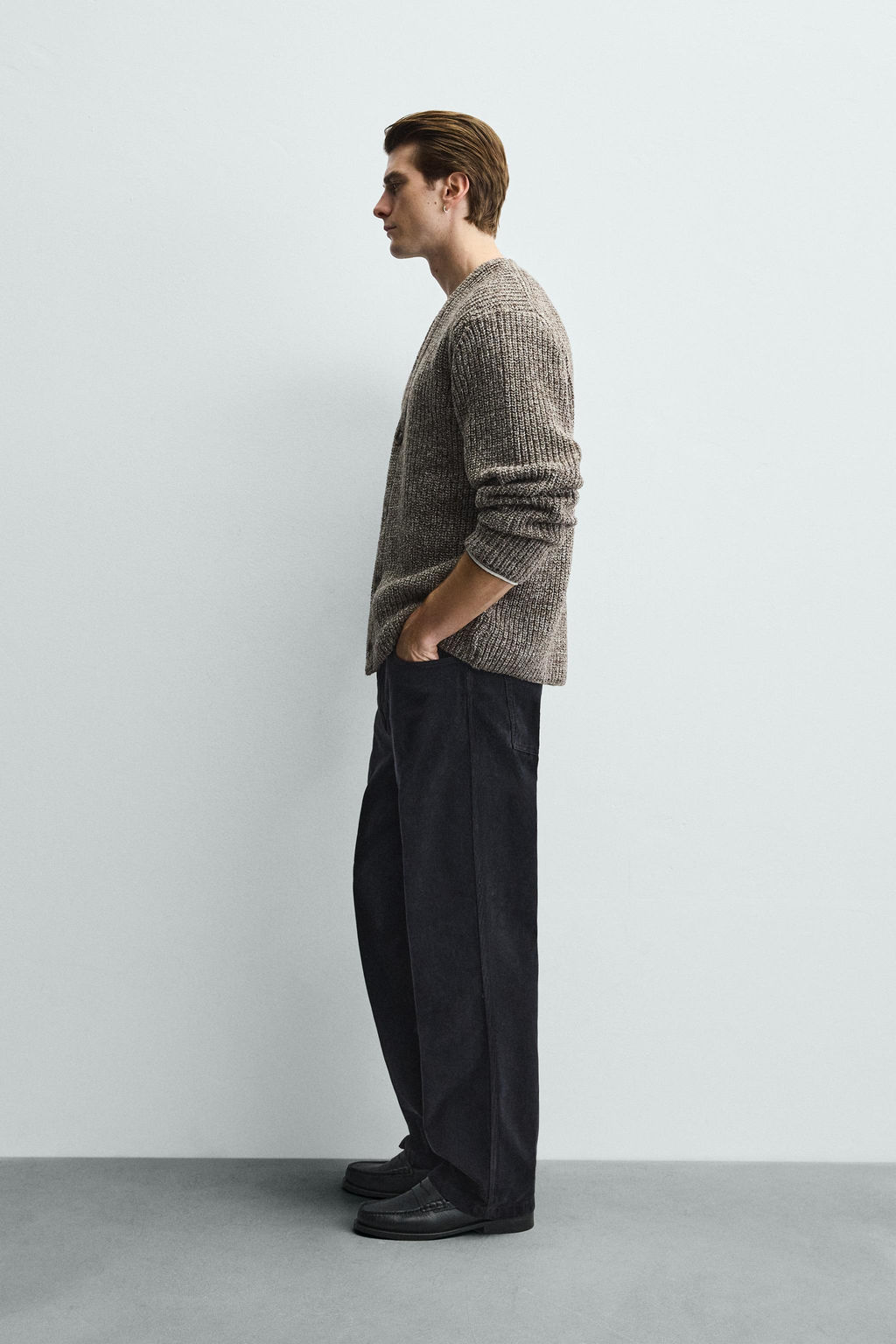 RIBBED TEXTURED CARDIGAN - Zara фото 4