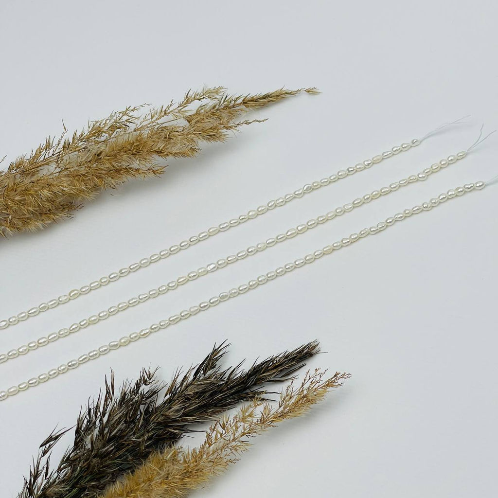 Бусины для украшений из белого Жемчуга 40 см