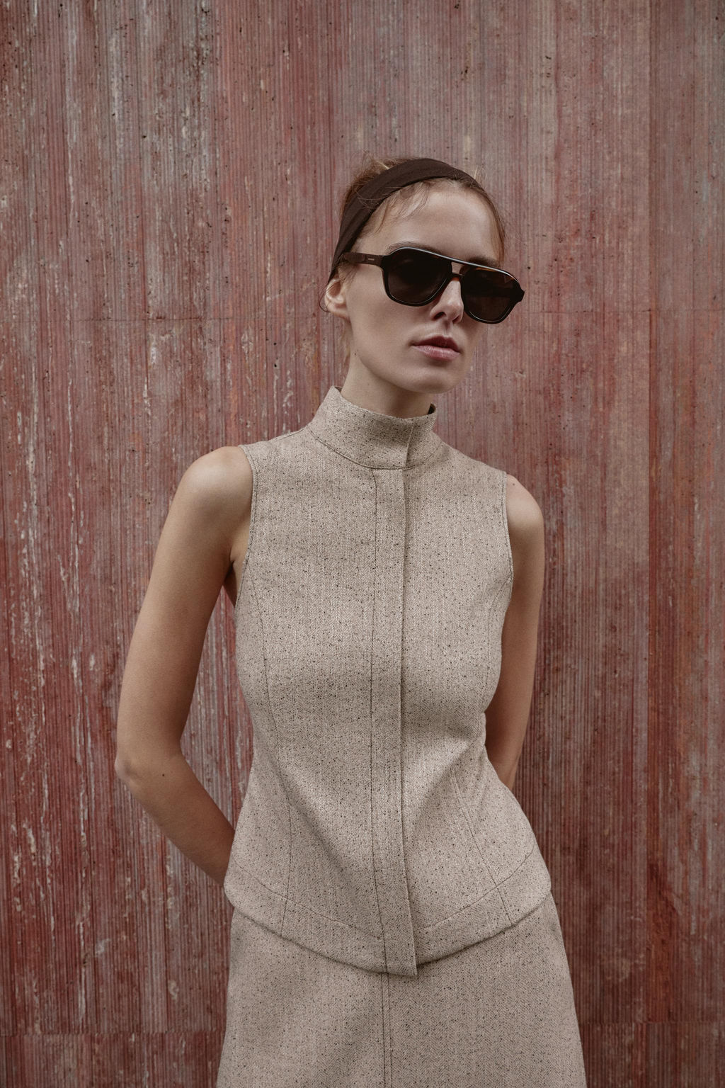 SLEEVELESS HIGH NECK TOP - Zara фото 2