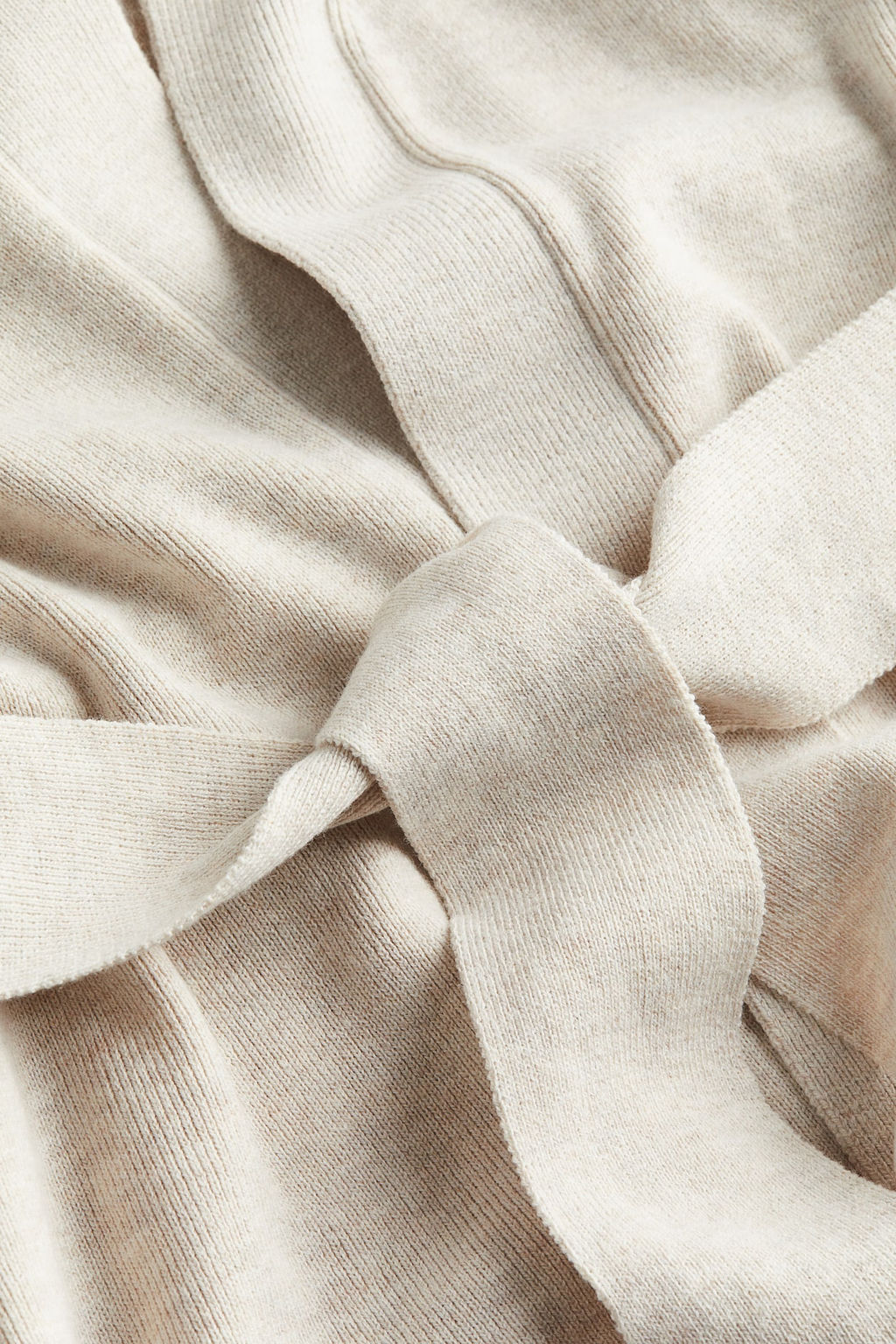 Cardigan de punto fino con cinturon de anudar - H&m фото 6