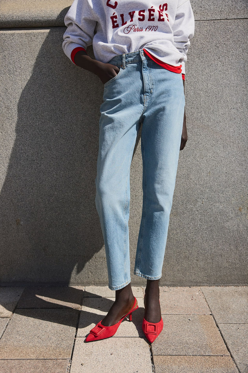 Slim Mom High Ankle Jeans - H&m фото 2