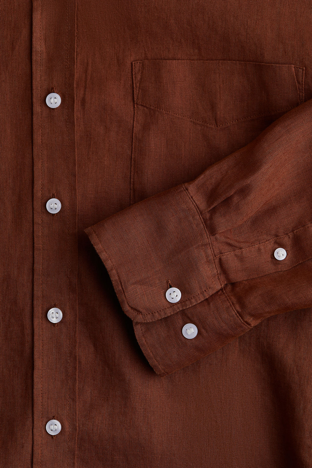 Camisa oversize de lino - H&m фото 2