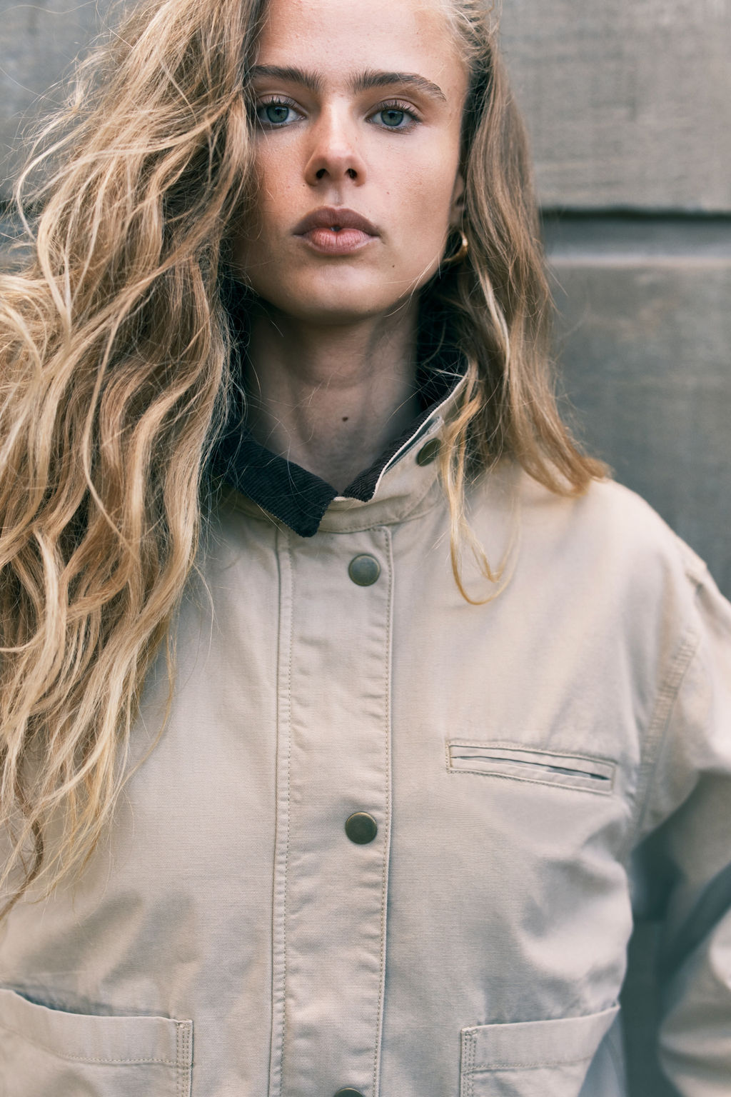 Cazadora de lona con cuello de pana - H&m фото 7