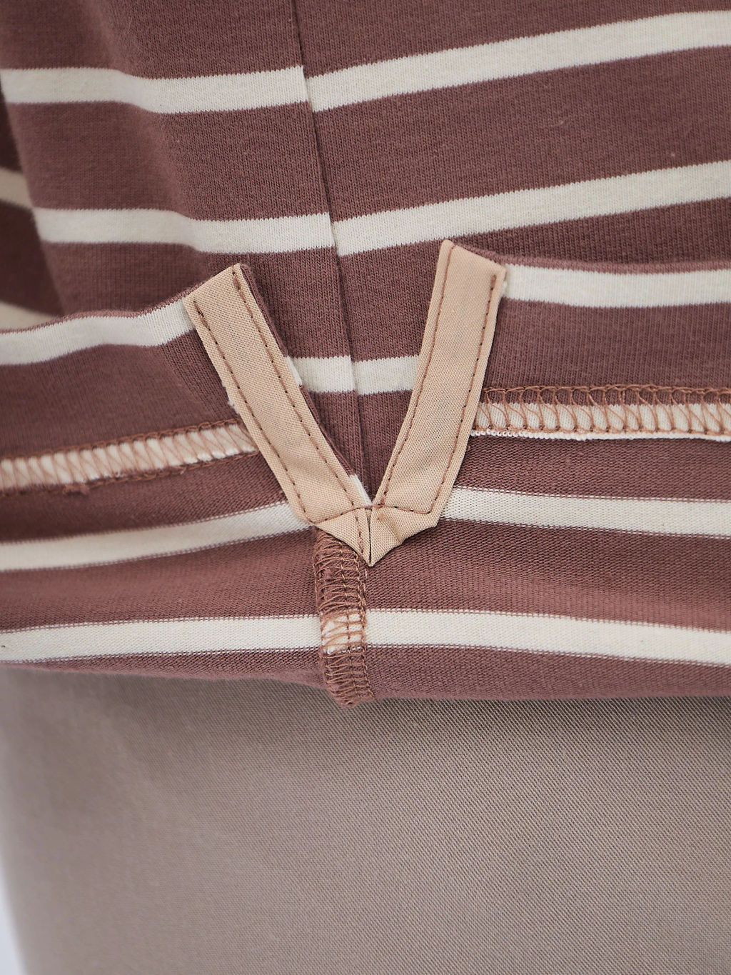 Джемпер мужской с воротником поло короткий рукав GREG G144-KD-HJ-02-4T (экрю полоска)