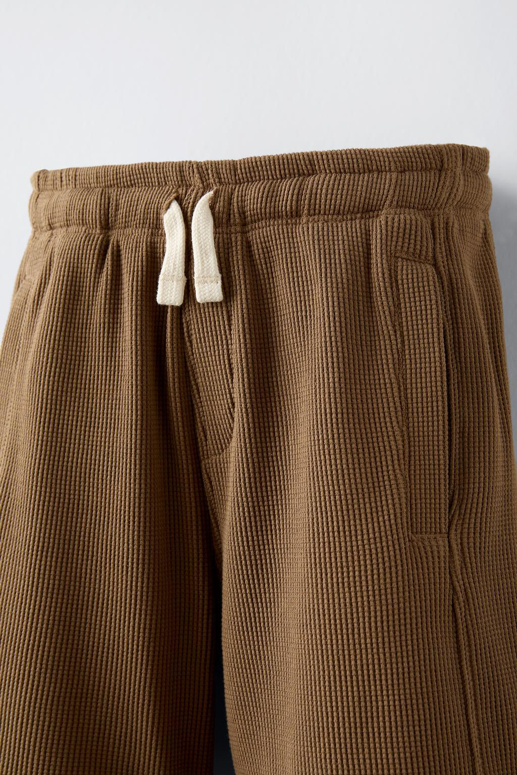 WAFFLE-TEXTURE BERMUDA SHORTS - Zara фото 3
