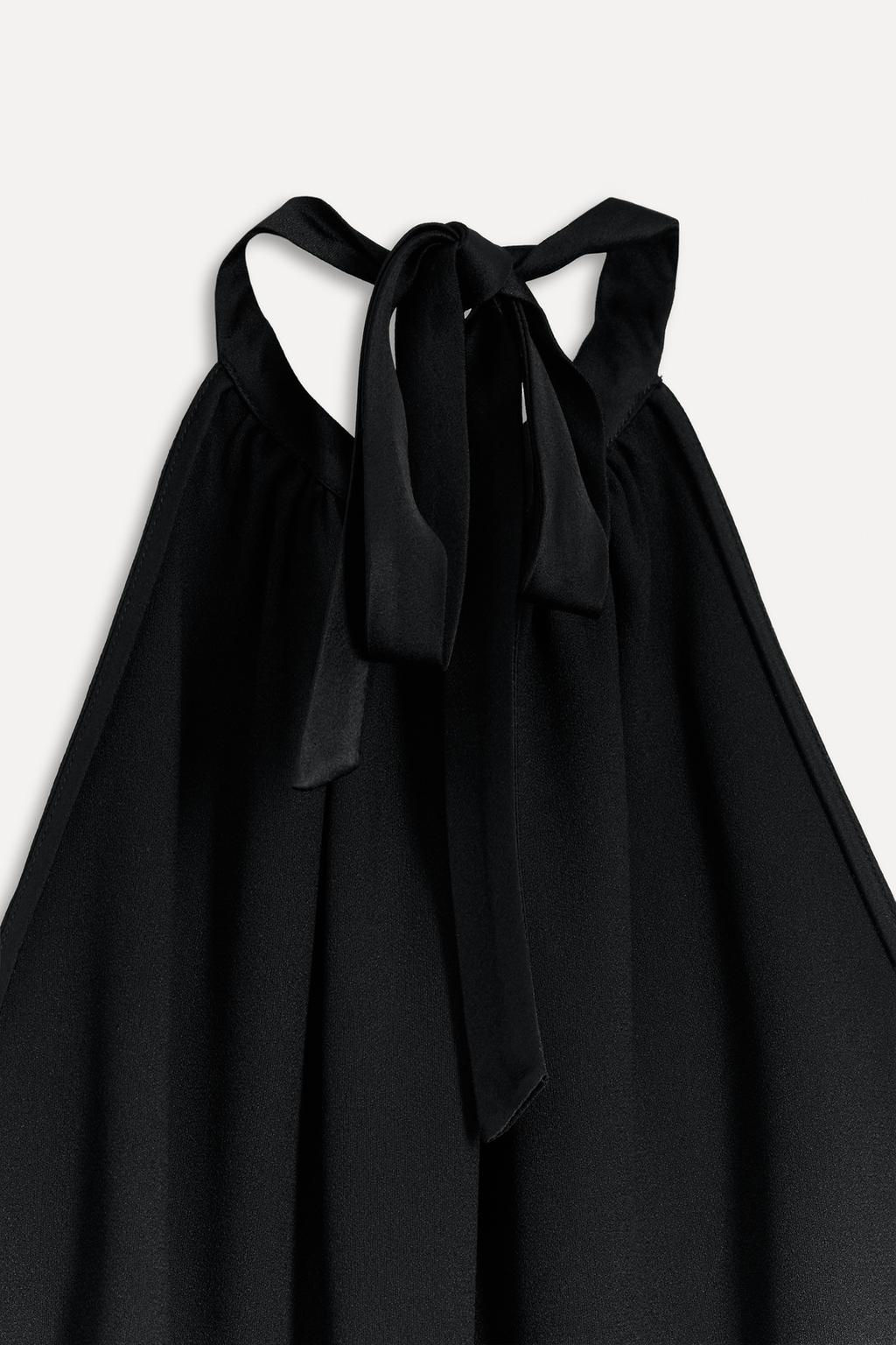 HALTER TOP WITH TIE DETAIL 50TH ANNIVERSARY - Zara фото 4