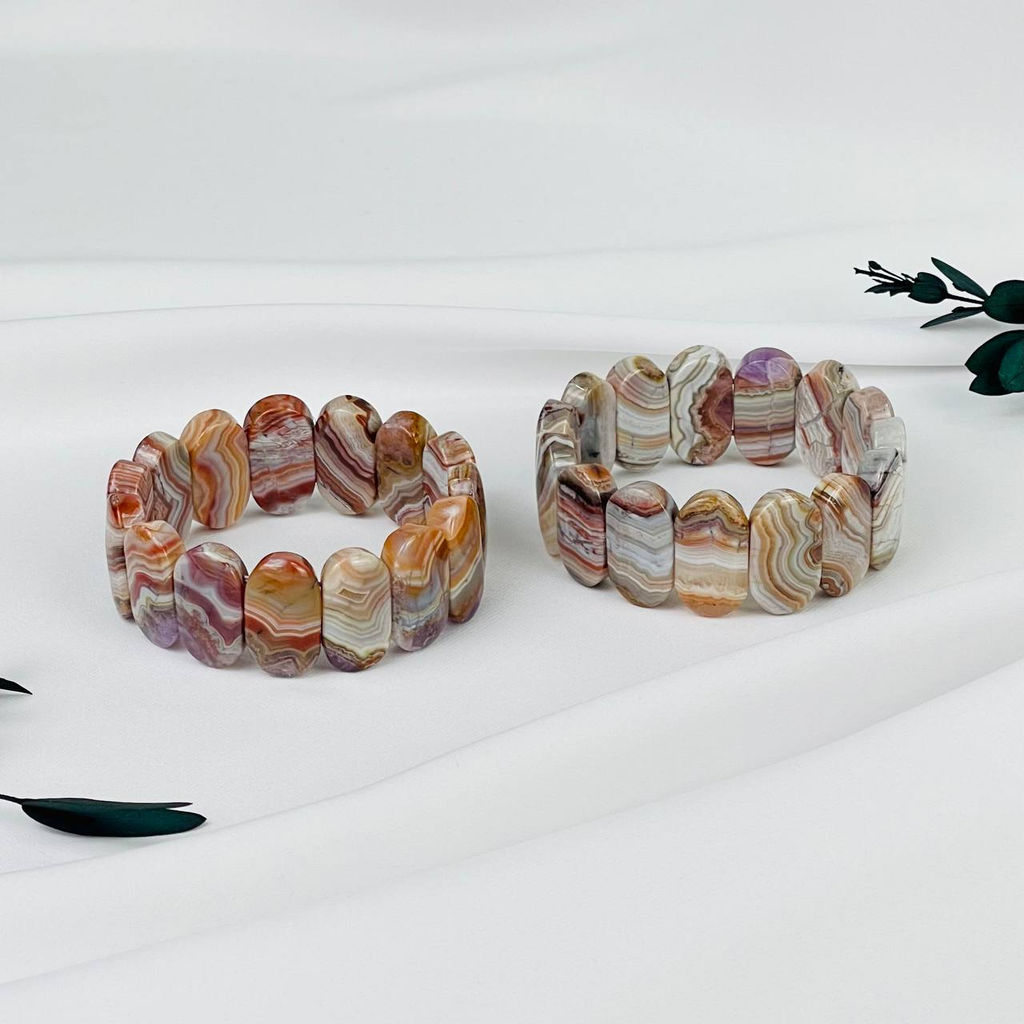 Браслет из мексиканского Агата 19 см