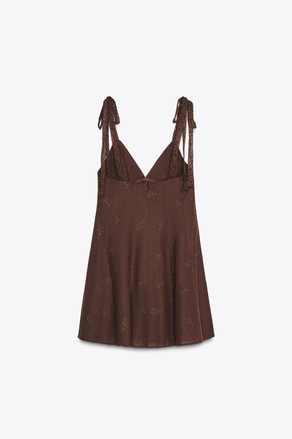 SHORT EMBROIDERED DRESS - Zara фото 6