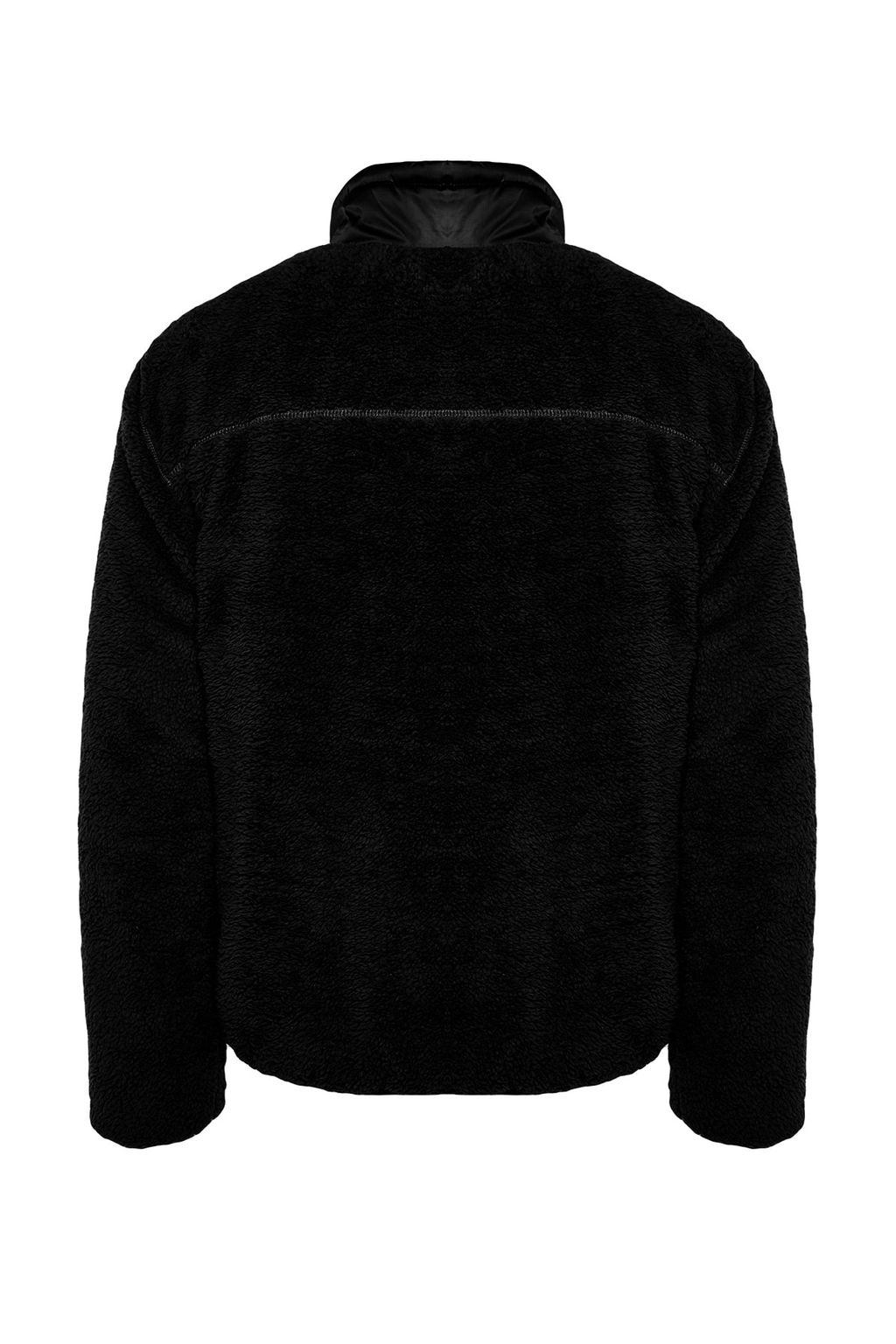 TRENDYOL MAN Siyah Regular Fit Etiket Detayl? Welsoft Pelus K?sl?k Mont TMNAW24MO00007 - Trendyolmilla фото 7