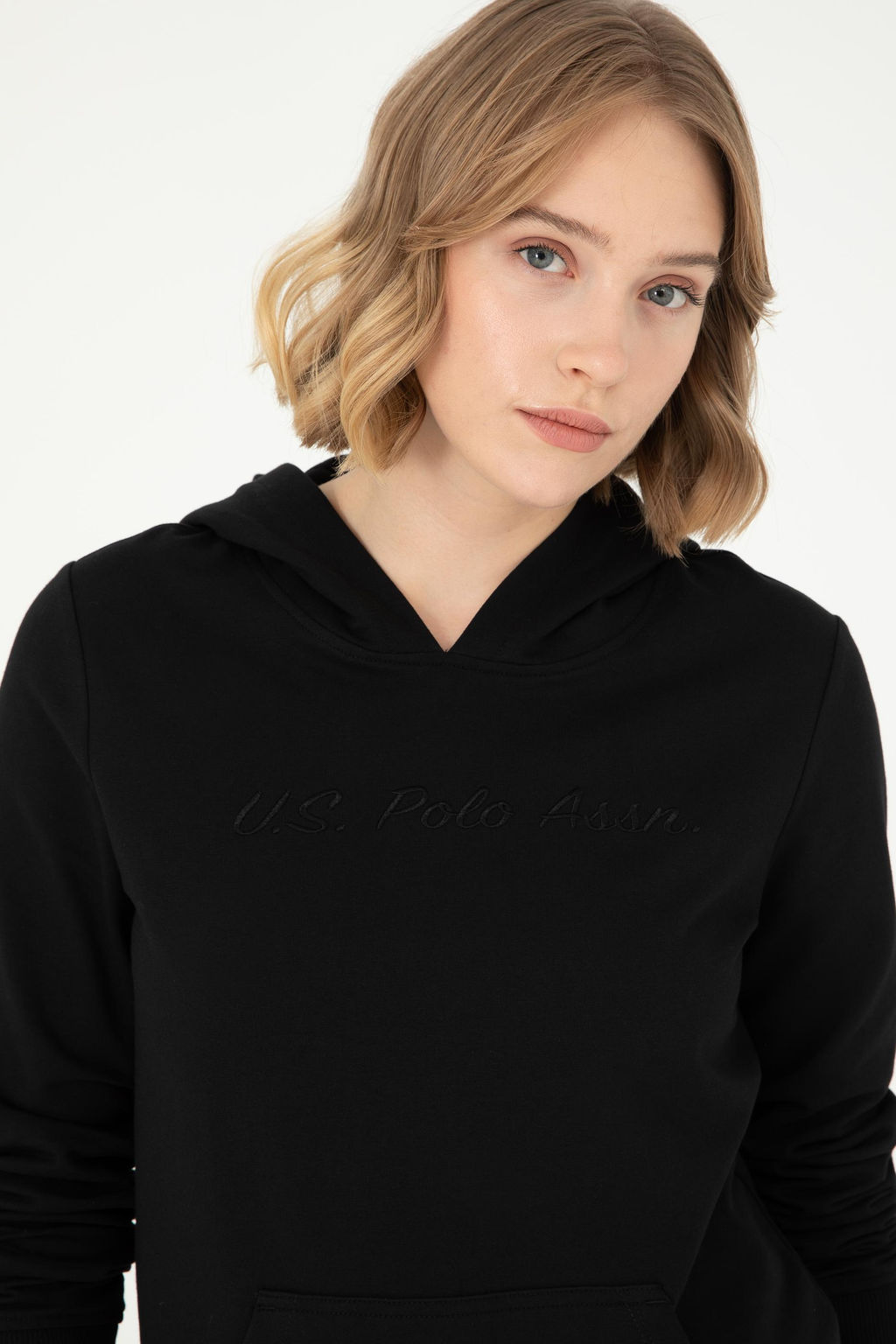 Женский черный свитшот - U.s. polo assn фото 2