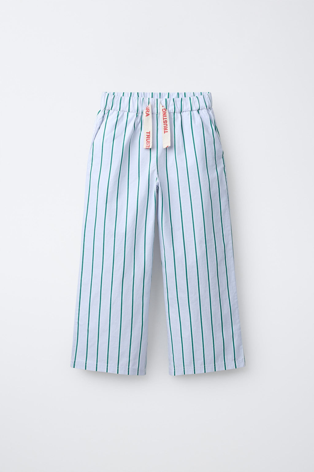 PANTAL?N ESTAMPADO RAYAS / Azul