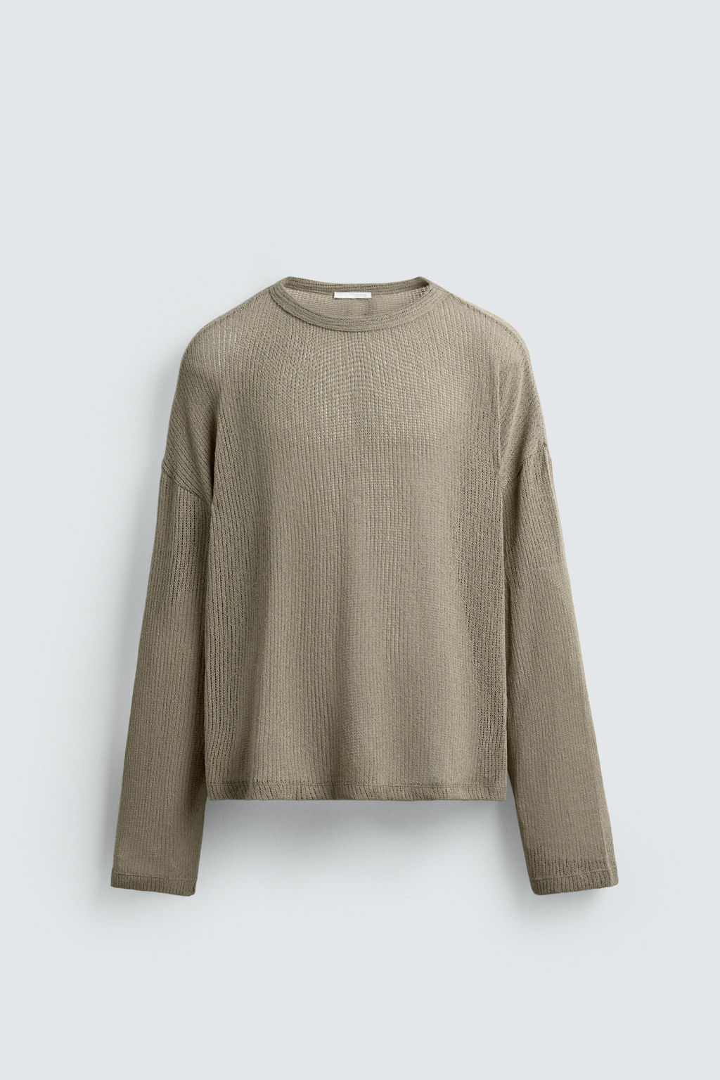 OPENWORK TEXTURED T-SHIRT - Zara фото 7