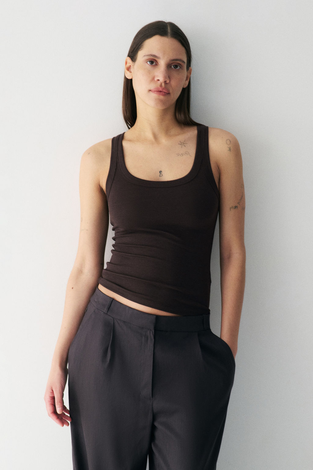 Camiseta sin mangas en canal? Cooling Slim Fit - H&m фото 8
