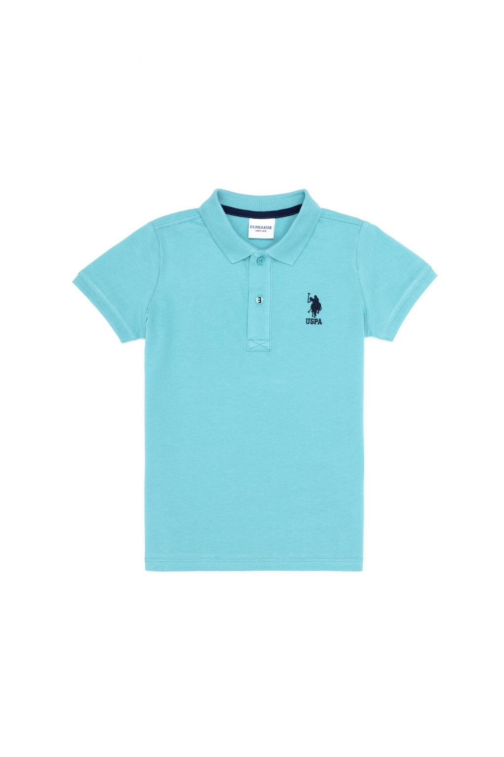 U. S. Polo Assn Мятная базовая футболка-поло для мальчиков - U.s. polo assn фото 4