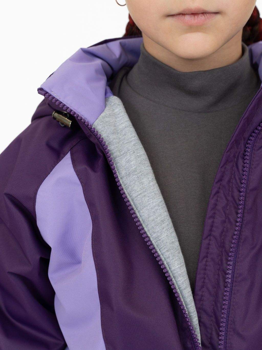 Комбинезон демисезонный сирень