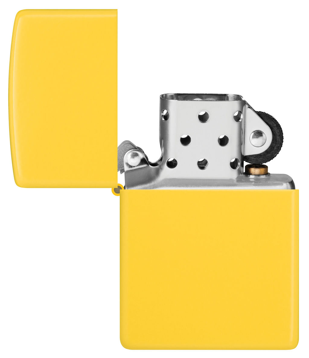 Зажигалка ZIPPO классическая с покрытием цвета подсолнуха | Classic Sunflower 46019  фото 4