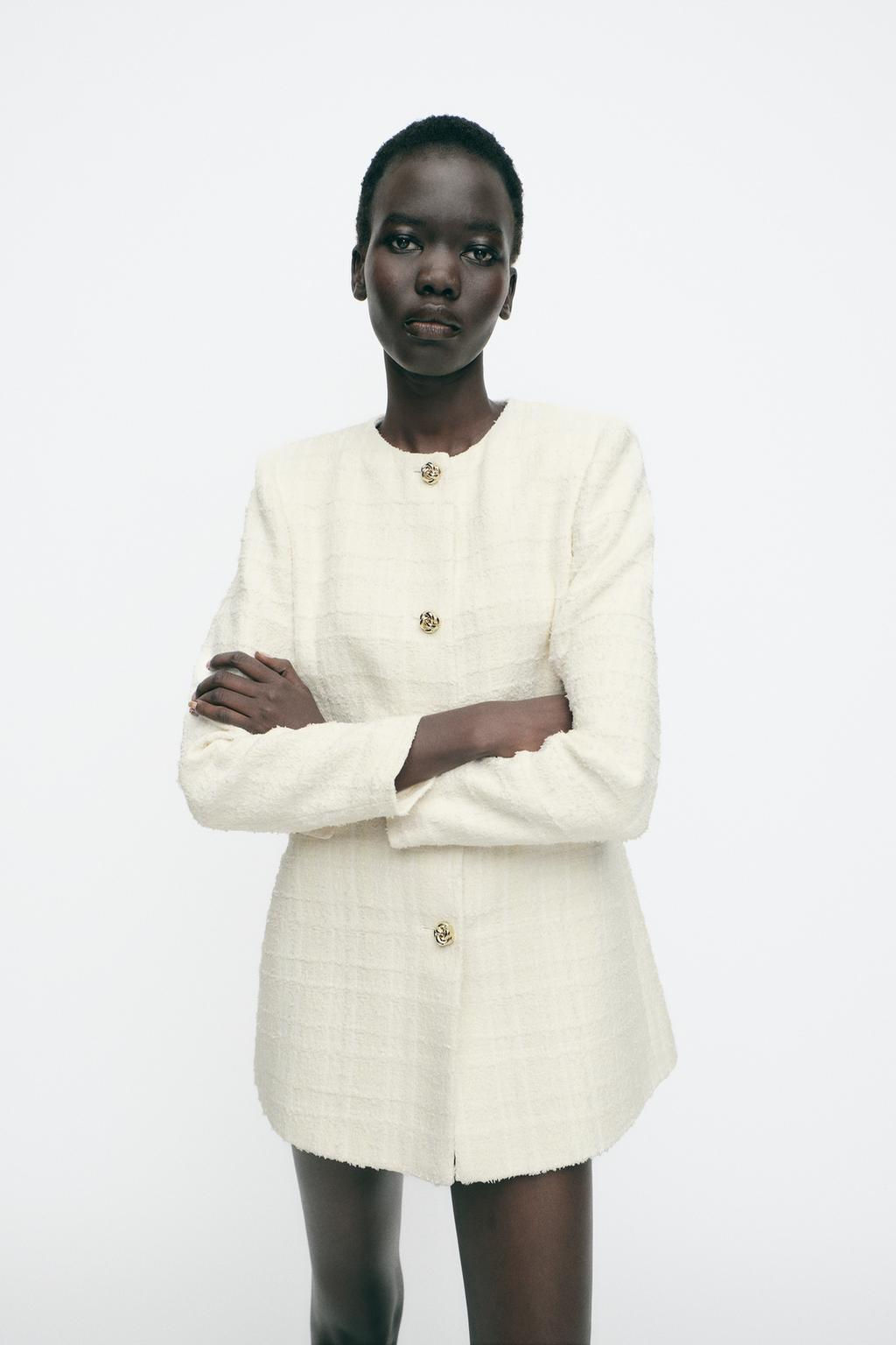 LONG STRUCTURED BLAZER - Zara фото 3