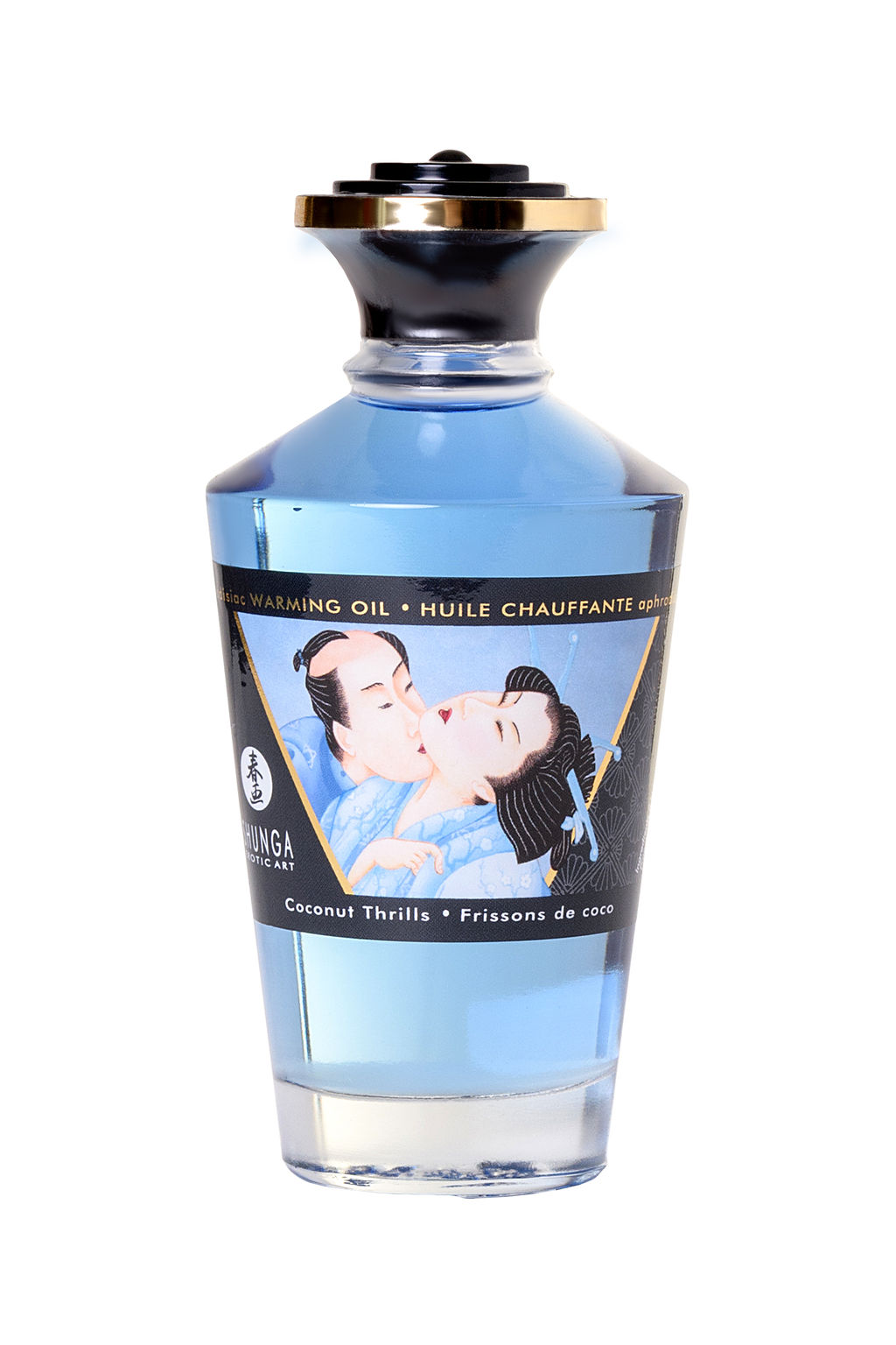 Масло массажное для тела Shunga Кокосовое волнение (Coconut Thrills), разогревающее, 100 мл