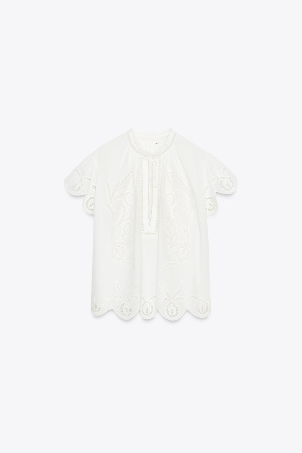 ZW COLLECTION EMBROIDERED TOP - Zara фото 4