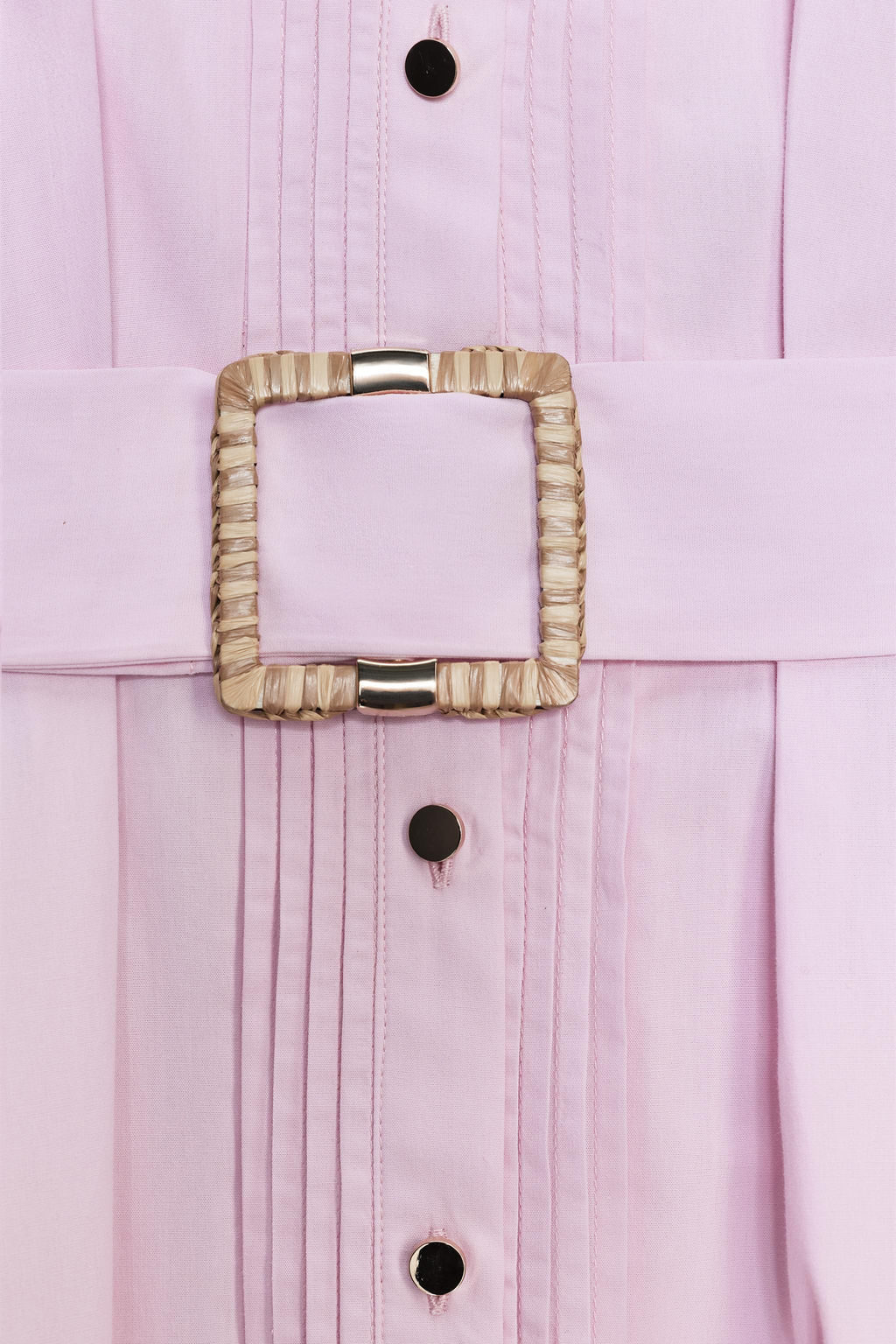 BELTED POPLIN MIDI DRESS - Zara фото 6