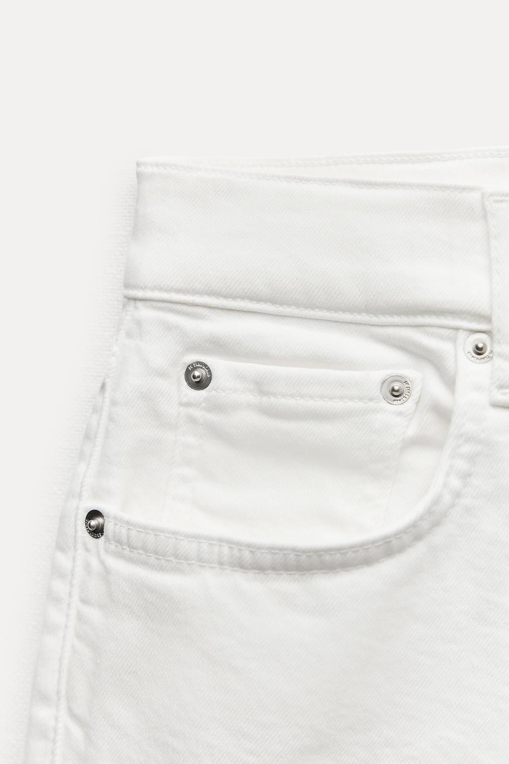ZW COLLECTION BOOTCUT HIGH-WAIST CROPPED JEANS - Zara фото 5