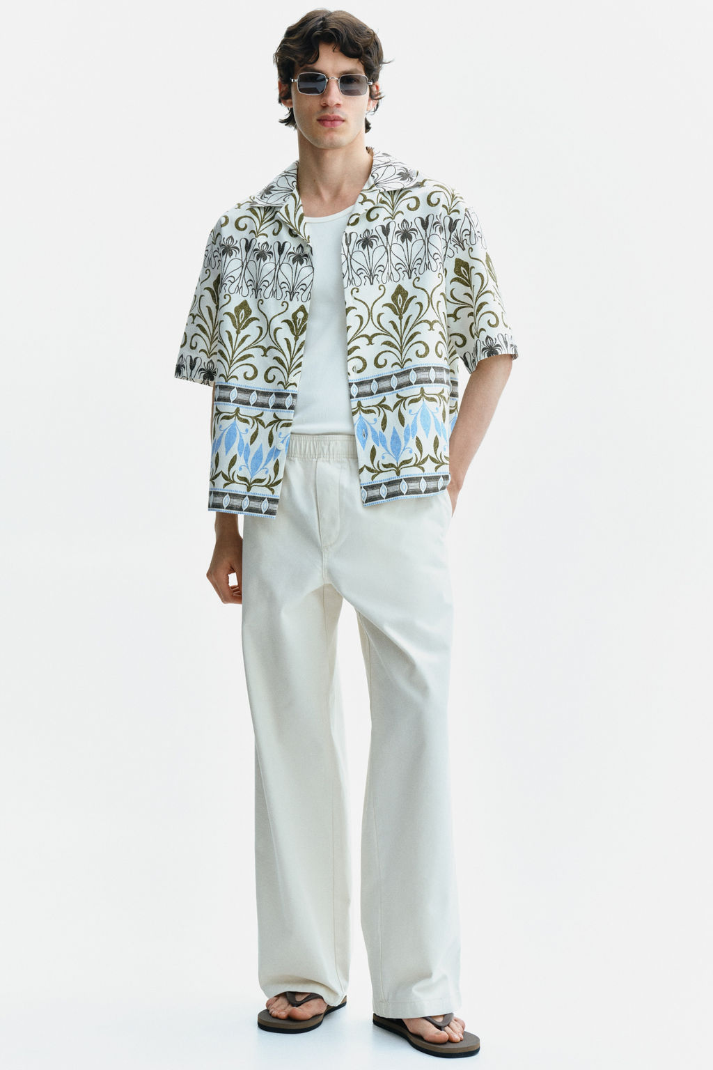 Camisa resort estampada Relaxed Fit - H&m фото 2