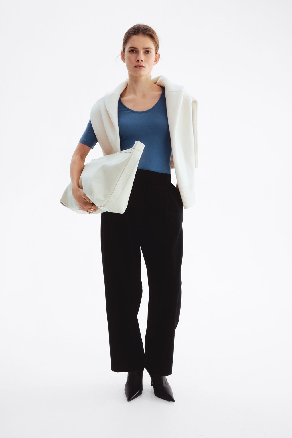 Top de algod?n pima con escote en U - H&m фото 6