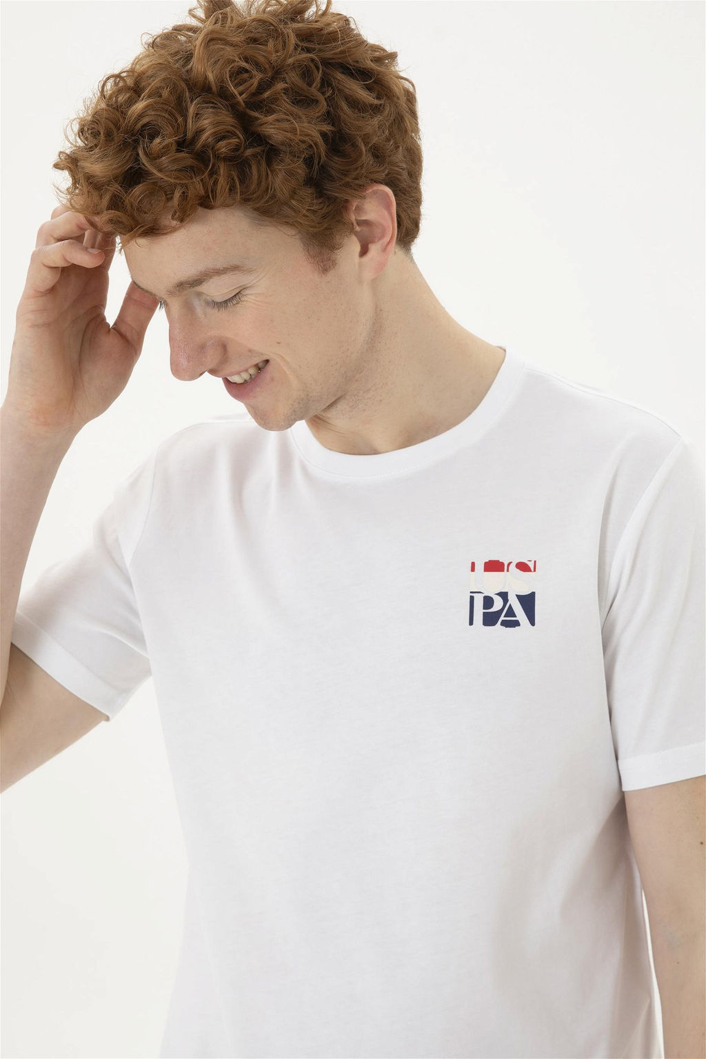 Мужская белая футболка - U.s. polo assn фото 2