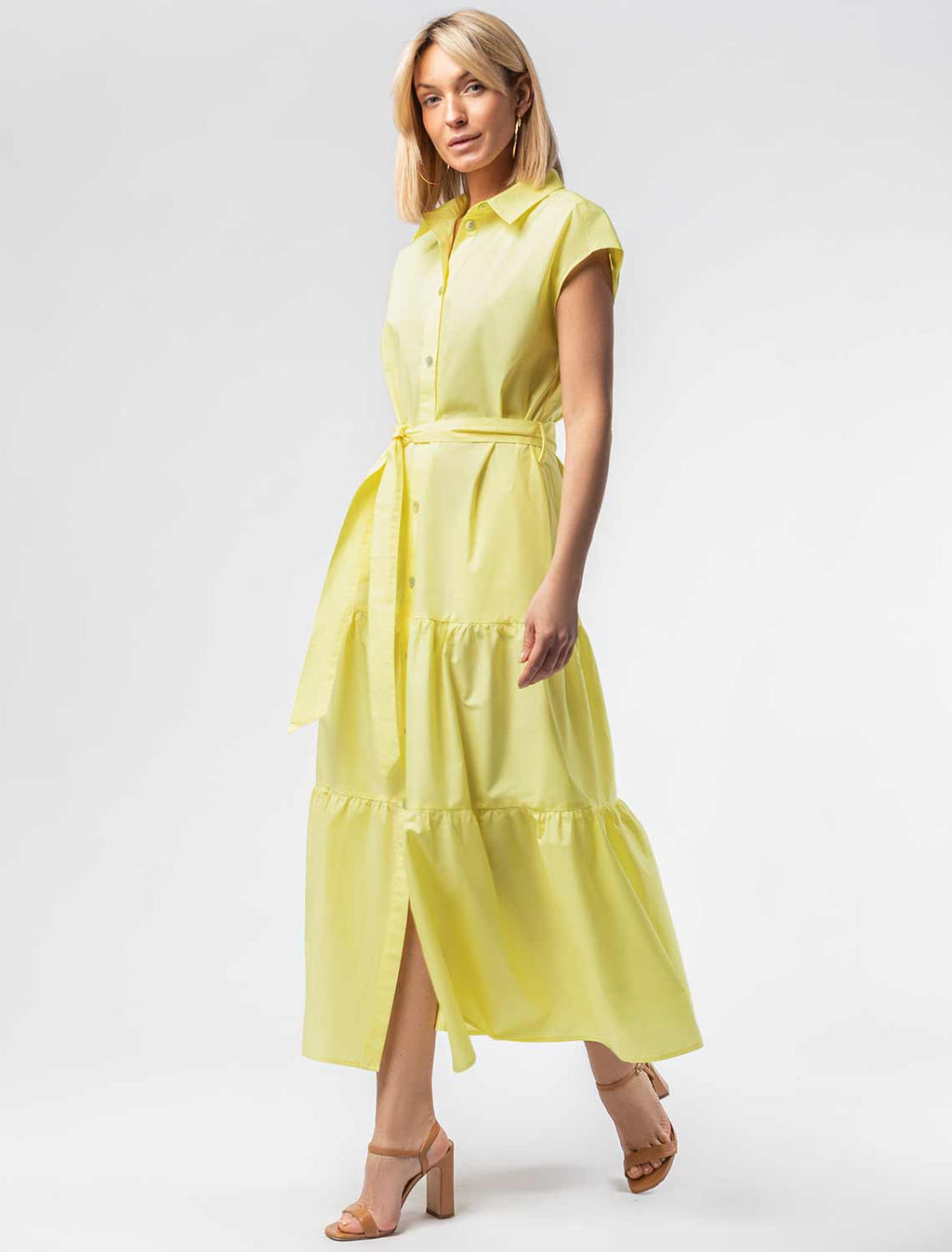 Платье из премиального 100% хлопка-вуали - Vilatte фото 3