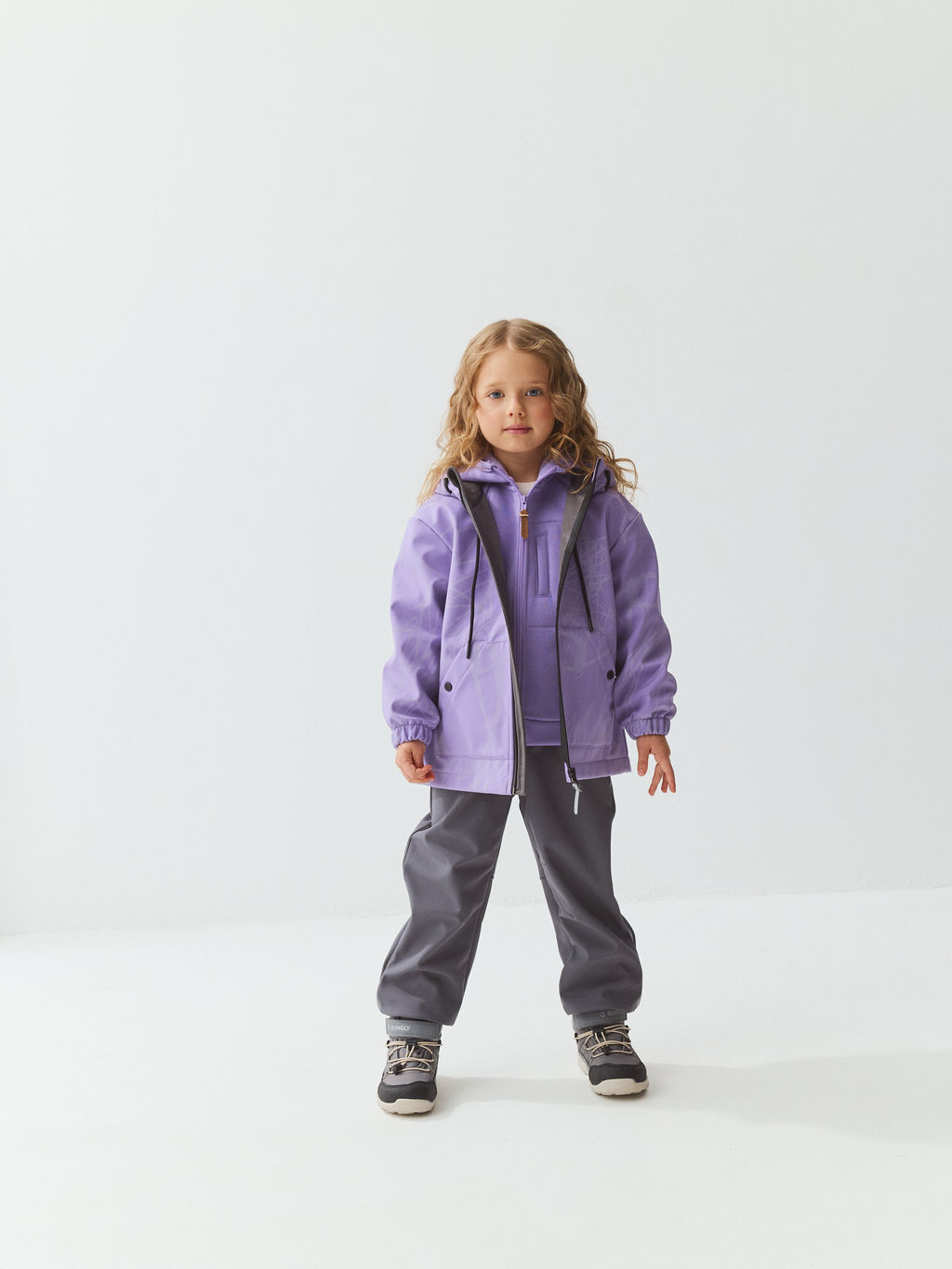 Куртка Softshell демисезонная Лаванда - Bungly фото 7