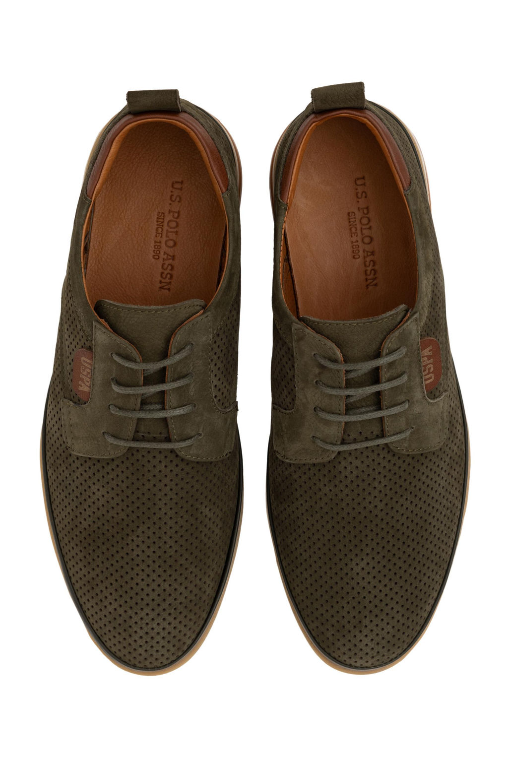 Мужская обувь цвета хаки Неожиданная скидка в корзине - U.s. polo assn фото 6