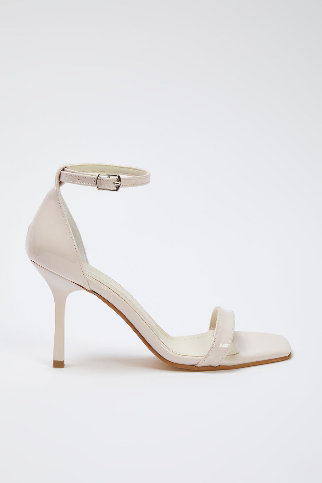 Ekru Bilekten Baglamal? Kad?n Ince Topuklu Ayakkab? TAKSS25TO00097
